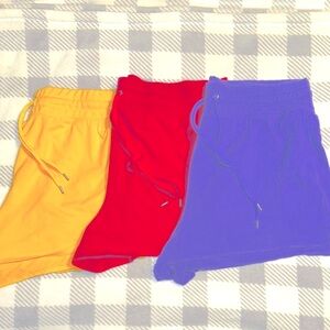 Tek Gear Colorful Bundle of 3 Drawstring Shorts Set EUC 1X